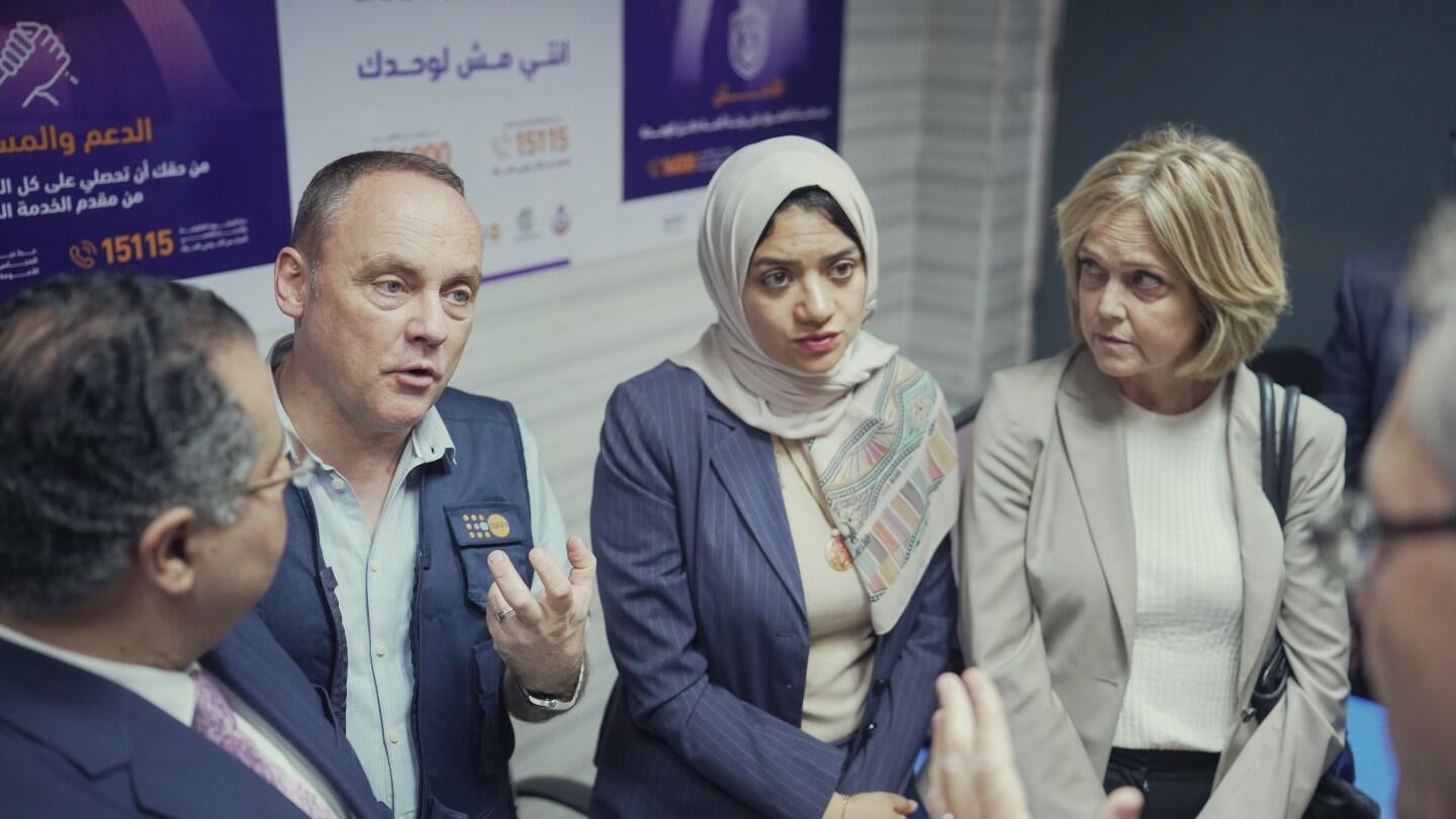 The delegation followed up on interventions addressing gender-based violence. 